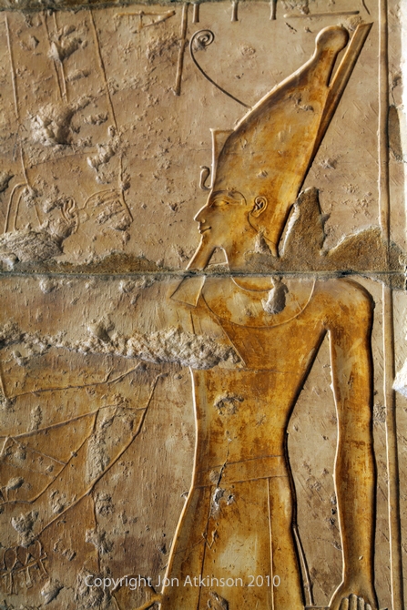 Hieroglyphics in Temple of Dier el Bahari